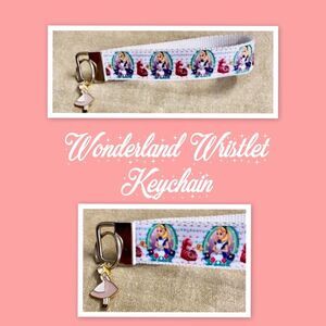 Wonderland Keychain Wristlet